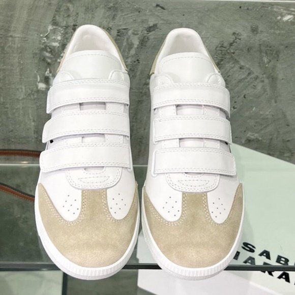 New Isabel Marant women's off-white sneakers - Picture 1 of 9